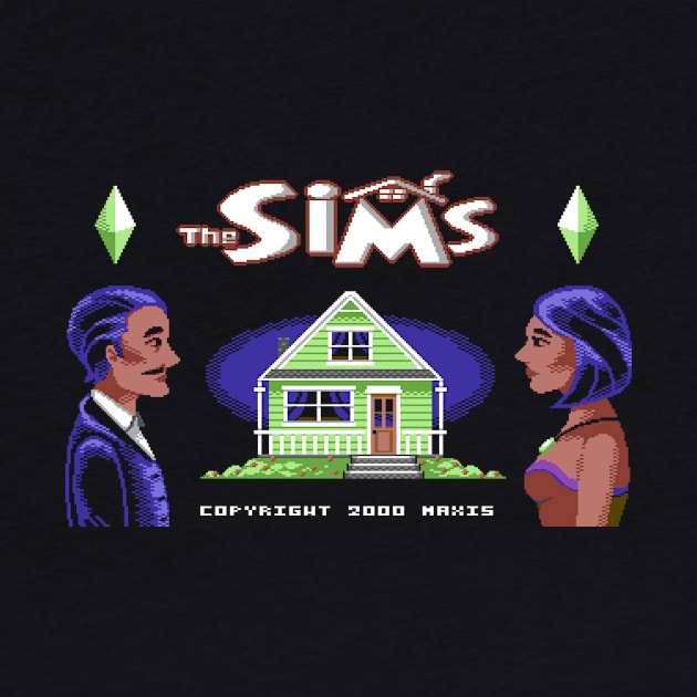 Sims Commodore 64 Mockup by MalevolentMask